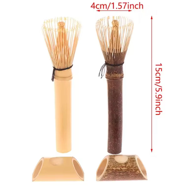 Bamboo Matcha Chasen Whisk - Long