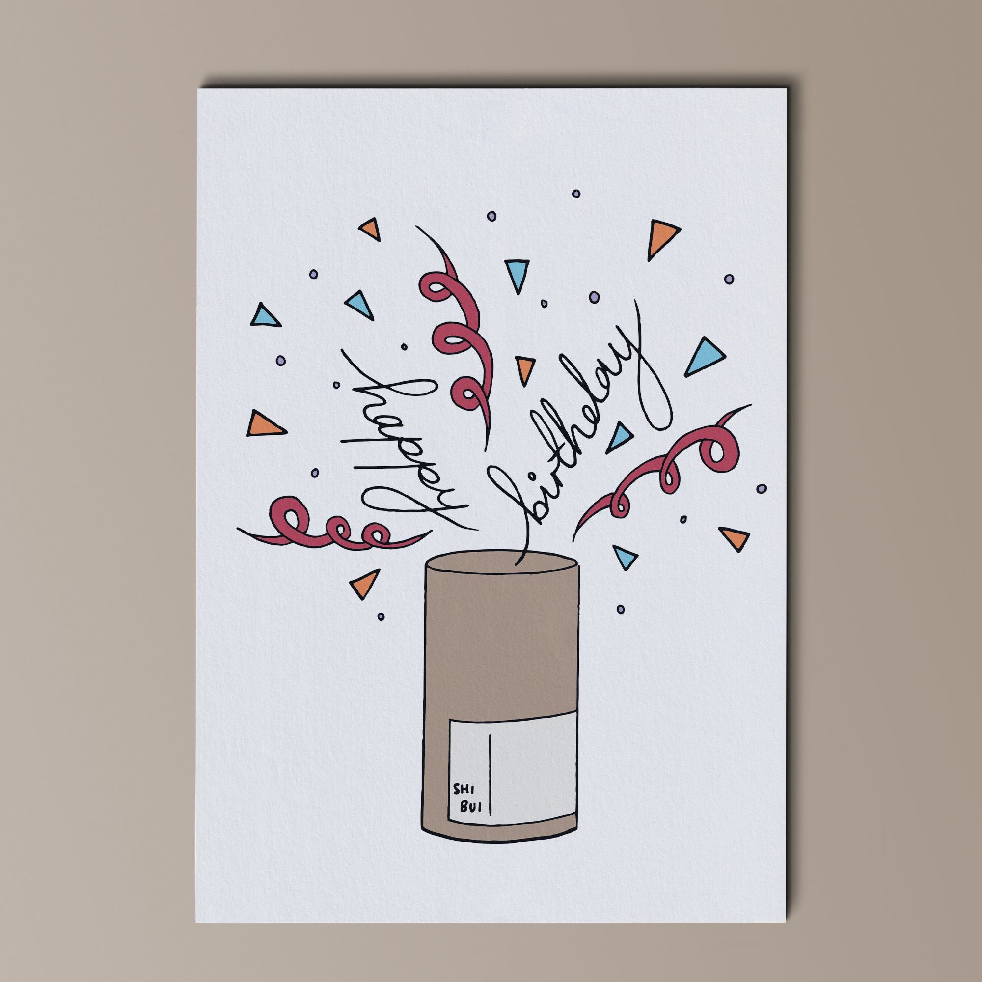 Send a Greetings Card with some tea!