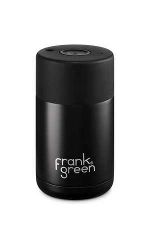 10oz Frank Green Reusable Coffee Cup Black