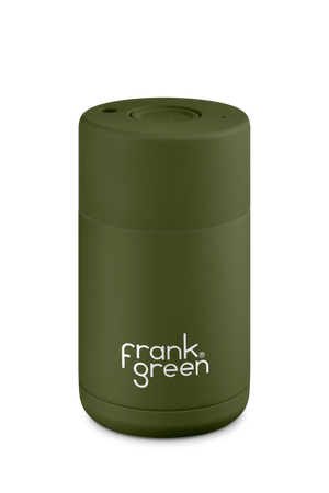 10oz Frank Green Reusable Coffee Cup Khaki
