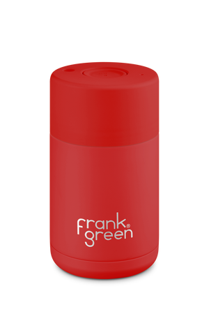 10oz Frank Green Reusable Coffee Cup Rouge