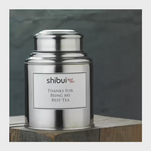 Personalised tea caddy