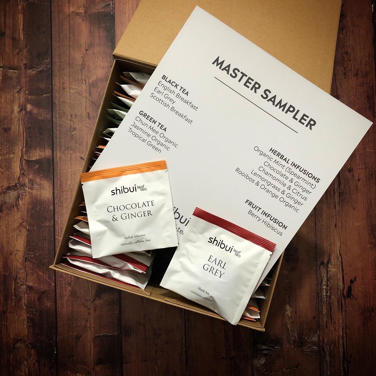 Shibui Master Sampler - Whole Leaf Pyramid Bags - Shibui Tea