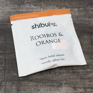 Wrapped Rooibos and Orange Organic Plastic Free Tea Bags